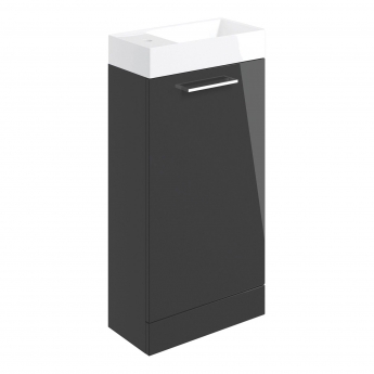 Signature Aalborg 400mm 1-Door Floor Standing Vanity Unit