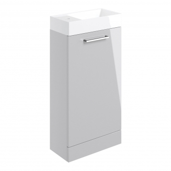 Signature Aalborg 400mm 1-Door Floor Standing Vanity Unit
