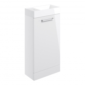 Signature Aalborg 400mm 1-Door Floor Standing Vanity Unit