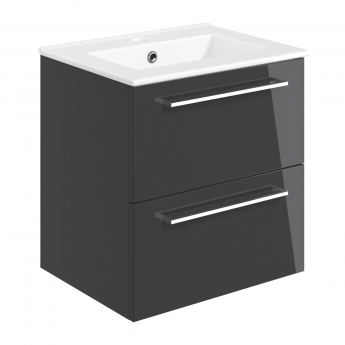 Signature Aalborg 500mm 2-Drawer Wall Hung Vanity Unit