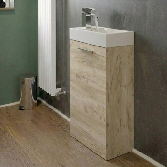 Signature Aalborg 400mm 1-Door Floor Standing Vanity Unit