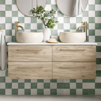 Signature Aalborg 1200mm 4-Drawer Wall Hung Countertop Vanity Unit | Product Image