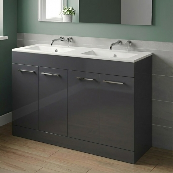 Signature Aalborg 1200mm 4-Door Floor Standing Vanity Unit with Basin