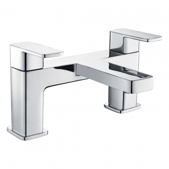 Signature Alpha Bath Filler Tap Pillar Mounted - Chrome
