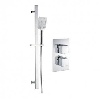 Signature Advance Thermostatic Dual Concealed Mixer Shower with Shower Kit - Chrome