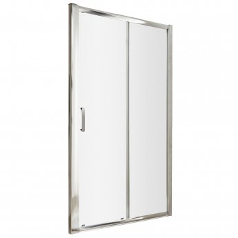 Advantage Sliding Shower Door with Handle 1400mm Wide - 6mm Glass