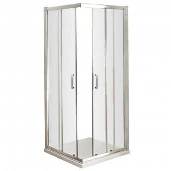Advantage Corner Entry Shower Enclosure with Handles 900mm x 900mm - 6mm Glass