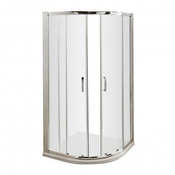 Advantage Double Quadrant Shower Enclosure with Handles 1000mm x 1000mm - 6mm Glass