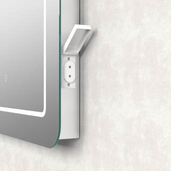 Signature Alexander Front-Lit LED Bathroom Mirror with Demister Pad 700mm H x 500mm W | Product Image