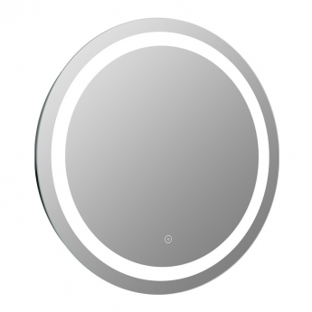 Signature Amelia Round Front-Lit LED Bathroom Mirror with Demister Pad 800mm Diameter