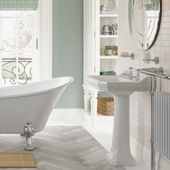 Signature Aphrodite Semi-Recessed Basin 495mm Wide - 2 Tap Hole