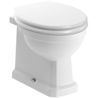Signature Aphrodite Back To Wall Toilet 535mm Projection - Soft Close Satin White Seat