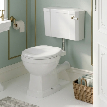 Signature Aphrodite Complete Low Level Toilet (inc White Acrylic Seat) | Product Image