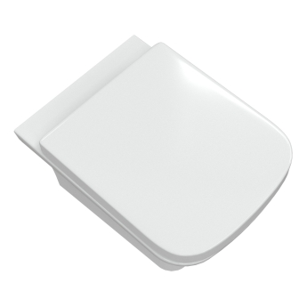 Signature Aztec Rimless Back to Wall Toilet (inc Soft Close Seat) | Product Image