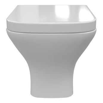 Signature Aztec Rimless Back to Wall Toilet (inc Soft Close Seat) | Product Image