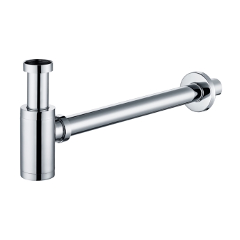 Signature Modern Round Bottle Trap - Chrome | Product Image
