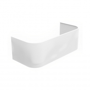 Signature Hera Supercast D-Shaped Back to Wall Bath 1700mm x 750mm (inc Panel)