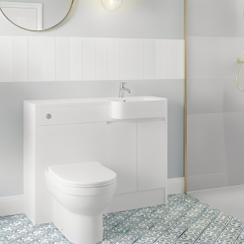Signature Bergen 1242mm Toilet and Basin Combination Unit