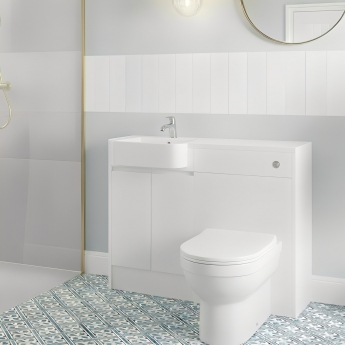 Signature Bergen 1242mm Toilet and Basin Combination Unit