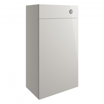 Signature Bergen Back to Wall WC Toilet Unit 600mm Wide - Pearl Grey Gloss