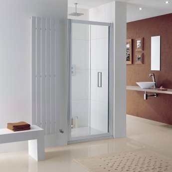 Lakes Bergen Bi-Fold Shower Door 900mm Wide - 8mm Glass