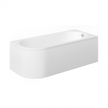 Signature Boost Back to Wall Offset Corner Bath 1500mm x 725mm Right Handed - 0 Tap Hole