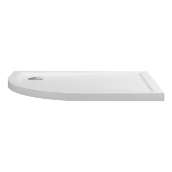 Signature Boundary 40mm Stone Resin Offset Quadrant Shower Tray | Product Image