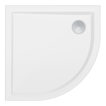 Signature Boundary 40mm Stone Resin Quadrant Shower Tray | Product Image