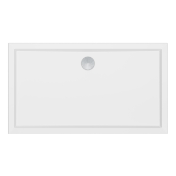 Signature Boundary 40mm Stone Resin Rectangular Shower Tray | Product Image