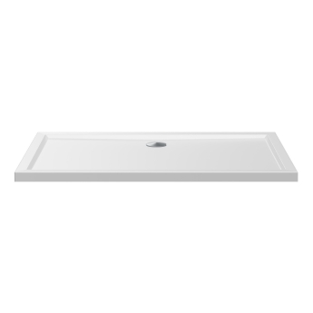 Signature Boundary 40mm Stone Resin Rectangular Shower Tray | Product Image