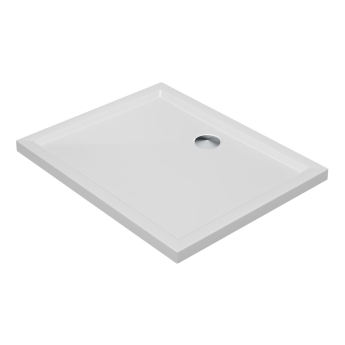 Signature Boundary Rectangular Stone Resin Shower Tray 1000mm x 900mm (inc Waste) | Product Image