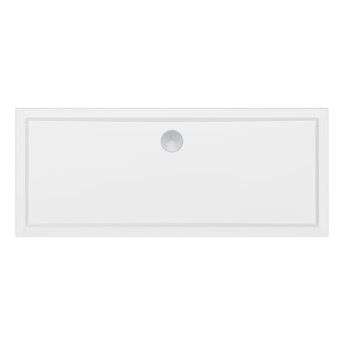 Signature Boundary Rectangular Stone Resin Shower Tray 1600mm x 800mm (inc Waste) | Product Image