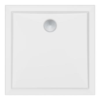 Signature Boundary 40mm Stone Resin Square Shower Tray | Product Image