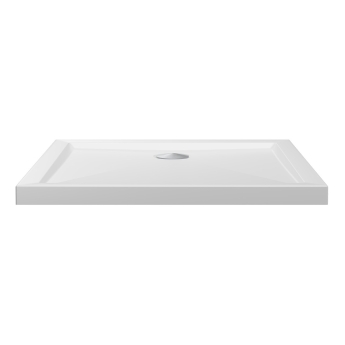 Signature Boundary 40mm Stone Resin Square Shower Tray | Product Image