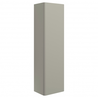 Signature Celeste Wall Hung 1-Door Tall Unit 350mm Wide - Matt Latte