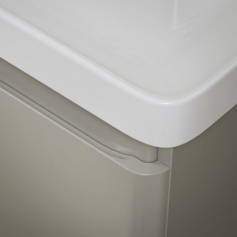 Signature Celeste Wall Hung 1-Drawer Vanity Unit with Basin 500mm Wide - Matt Latte