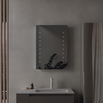 Signature Chloe Battery Operated LED Bathroom Mirror 700mm H x 500mm W | Product Image