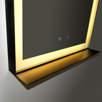 Signature Cleo LED Bathroom Mirror with Demister Pad 800mm H x 600mm W - Chrome