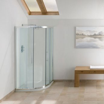 Signature Contract Quadrant Shower Enclosure 800mm x 800mm - 6mm Glass