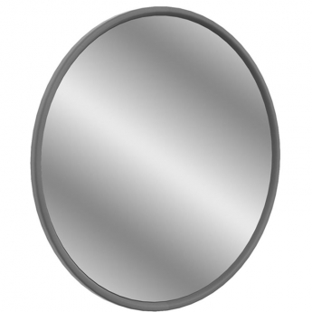 Signature Copenhagen Round Bathroom Mirror 550mm Diameter - Grey Ash