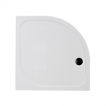 Signature Deluxe Quadrant Shower Tray with Waste 1000mm x 1000mm - White