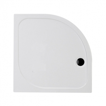 Signature Deluxe Quadrant Shower Tray with Waste 900mm x 900mm - White