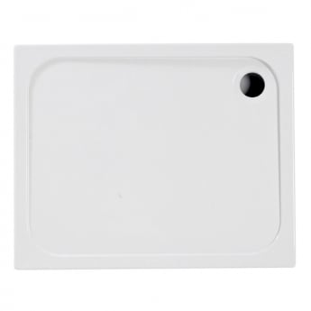 Signature Deluxe Rectangular Shower Tray with Waste 900mm x 700mm - White