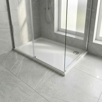 Signature Deluxe Rectangular Shower Tray 1200mm x 900mm (inc Waste) | Product Image