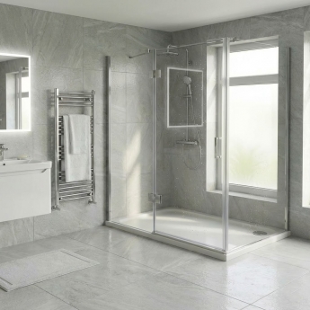 Signature Deluxe Rectangular Shower Tray 1200mm x 900mm (inc Waste) | Product Image