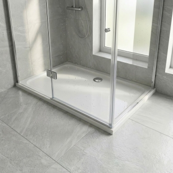 Signature Deluxe 45mm Stone Resin Rectangular Shower Tray | Product Image