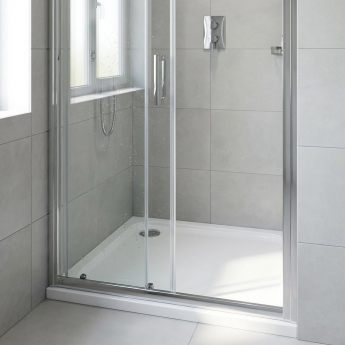Signature Deluxe Square Shower Tray 700mm x 700mm (inc Waste) | Product Image