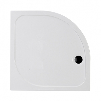 Signature Deluxe Offset Quadrant Shower Tray with Waste 1000mm x 800mm - Right Handed