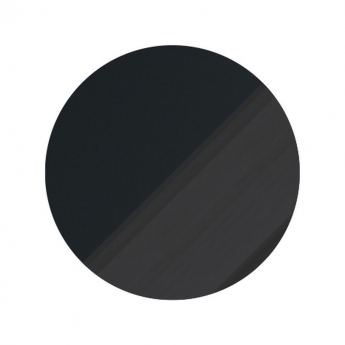 Signature Diversity Wall Hung 2-Drawer Vanity Unit with Basin 615mm Wide - Matt Black/Black Glass