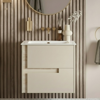 Signature Diversity 600mm 2-Drawer Wall Hung Vanity Unit